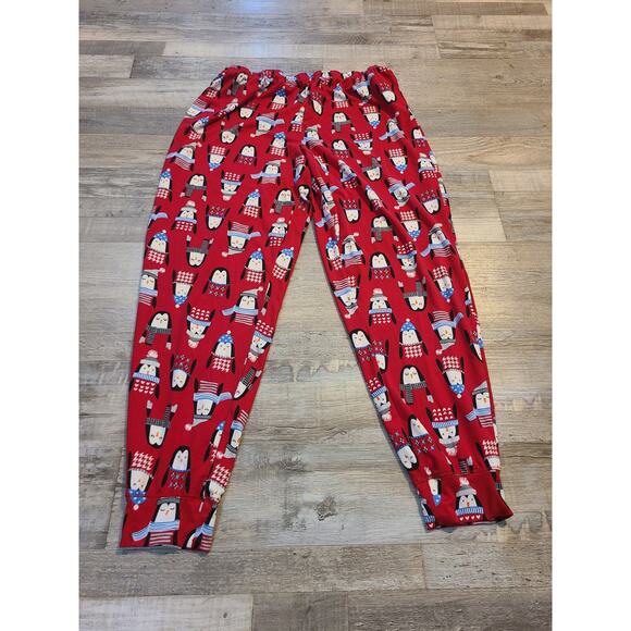 Secret treasures large 12-14 women's penguin pajama pants jogger style - Picture 1 of 8